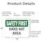 Signmission 10 in Height, 14 in Width, Plastic, Rectangle OS-2PACK-SF-P-1014-L-10632 - alternate 6